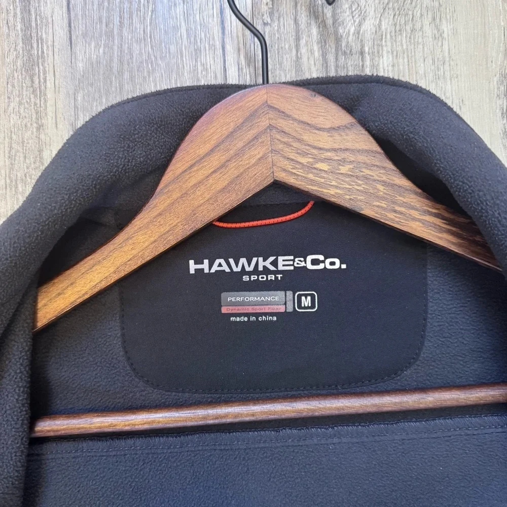 Hawke & Co Men's Black Zip Up Vest Size M